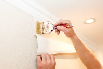 Pose de papier peint à Riervescemont — revêtements muraux et toiles de verre